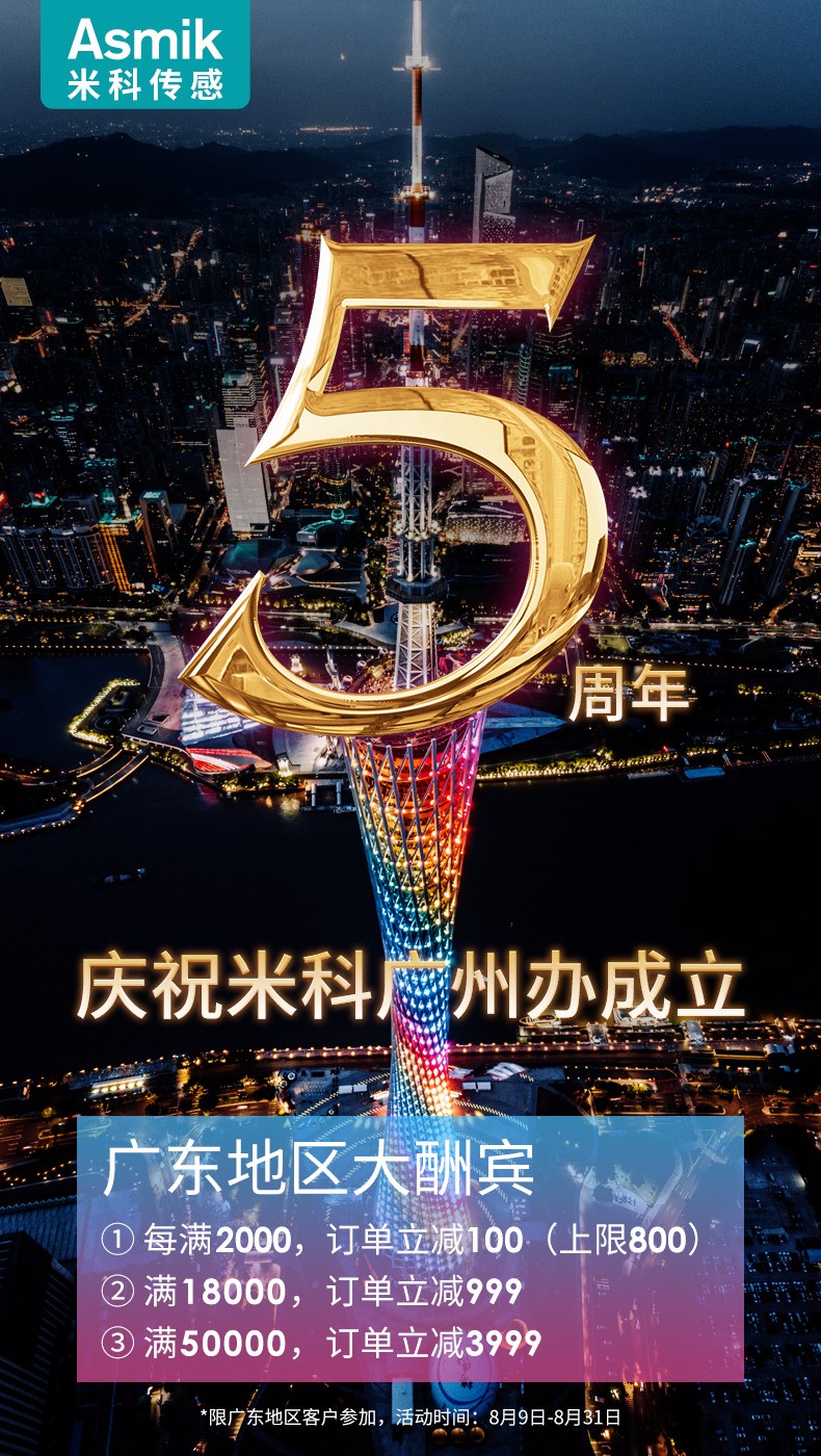 慶祝廣州辦事處成立5周年，全場(chǎng)滿減，感恩回饋